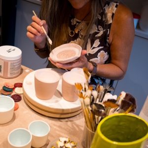 1 daagse workshop (Max 10 pers) keramieken & glazuren met engobe